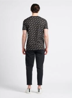 Boss Pantalon Slim-fit En Coton Mélangé | Noir -Sandro Geschaft 4169862