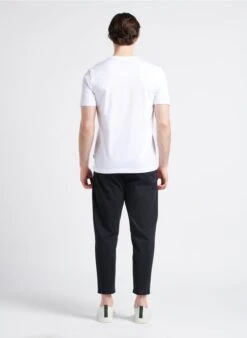Boss Pantalon Slim-fit En Coton Mélangé | Noir -Sandro Geschaft 4169866