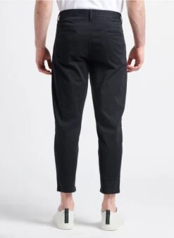 Boss Pantalon Slim-fit En Coton Mélangé | Noir -Sandro Geschaft 4169873