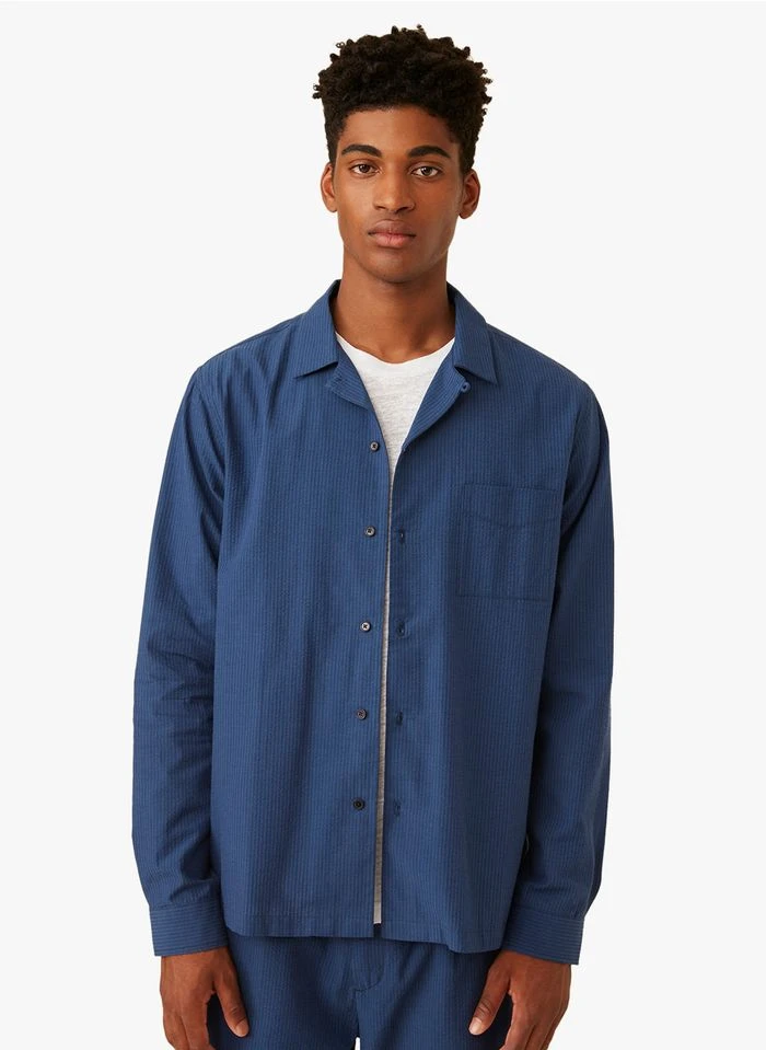 DEREL - Chemise Col Classique Regular-fit En Coton | Rayé 4 DEREL - Chemise Col Classique Regular-fit En Coton | Rayé – Bild 2