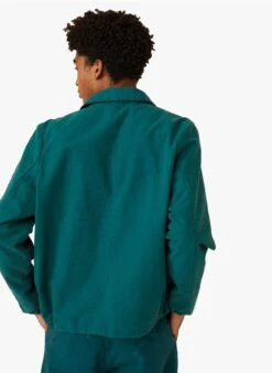 DIONESE - Blouson Col Classique En Coton | Bleu -Sandro Geschaft 4175615