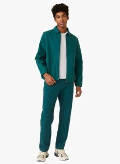 DIONESE - Blouson Col Classique En Coton | Bleu -Sandro Geschaft 4175616