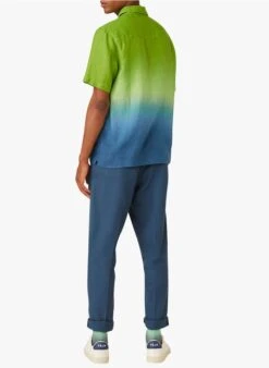 DANETTE - Chemise à Col Classique En Lin | Bleu -Sandro Geschaft 4175639