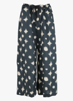 ART - Pantalon Large Imprimé En Coton | Bleu