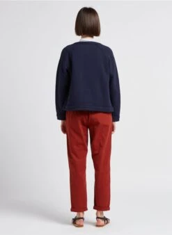 MAISON 123 NOOR - Pantalon Droit En Coton | Marron -Sandro Geschaft 4189859