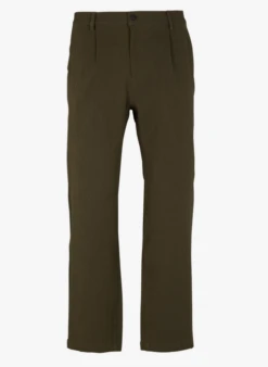 ARDI SEER - Pantalon Droit En Coton Mélangé | Vert