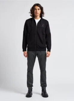 LE TEMPS DES CERISES MILOW - Pantalon Droit Imprimé Pied-de-poule | Gris -Sandro Geschaft 4201637