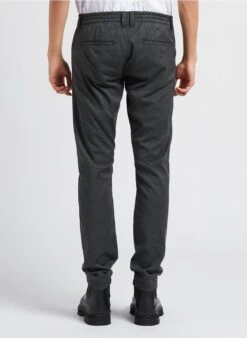 LE TEMPS DES CERISES MILOW - Pantalon Droit Imprimé Pied-de-poule | Gris -Sandro Geschaft 4201638