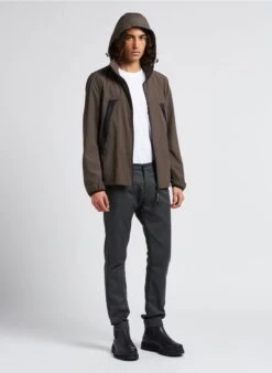 LE TEMPS DES CERISES MILOW - Pantalon Droit Imprimé Pied-de-poule | Gris -Sandro Geschaft 4201642