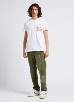 LE TEMPS DES CERISES MISTER - Pantalon Loose Patchwork En Coton | Kaki -Sandro Geschaft 4201711