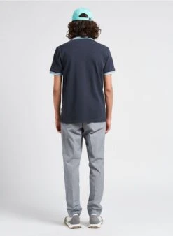 Boss Pantalon Slim En Coton Mélangé | Noir -Sandro Geschaft 4201949