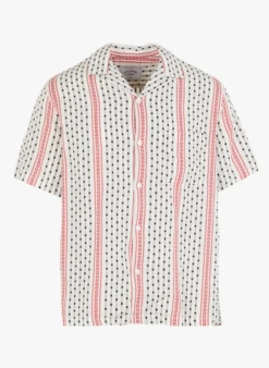 ORTO - Chemise Col Classique Rayée En Coton | Multicolore