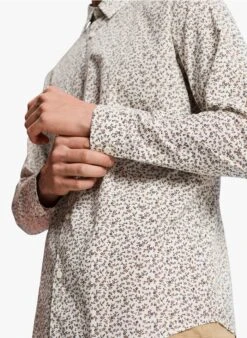 ESPRIT Chemise Regular-fit En Coton Imprimé | Blanc 10 ESPRIT Chemise Regular-fit En Coton Imprimé | Blanc -Sandro Geschaft 4210582