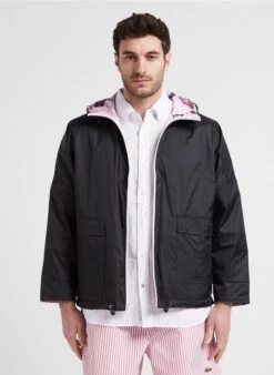 GAITE BOTANIA - Imprimé Réversible à Capuche | Rose -Sandro Geschaft 4216204