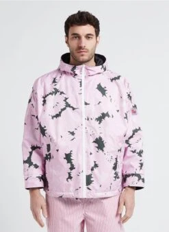 GAITE BOTANIA - Imprimé Réversible à Capuche | Rose -Sandro Geschaft 4216206