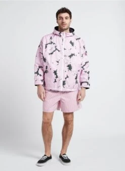 GAITE BOTANIA - Imprimé Réversible à Capuche | Rose -Sandro Geschaft 4216207