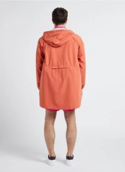 Imperméable Long à Capuche Convertible | Orange -Sandro Geschaft 4216280