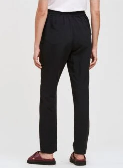 Pantalon Droit Taille Haute | Noir -Sandro Geschaft 4232181