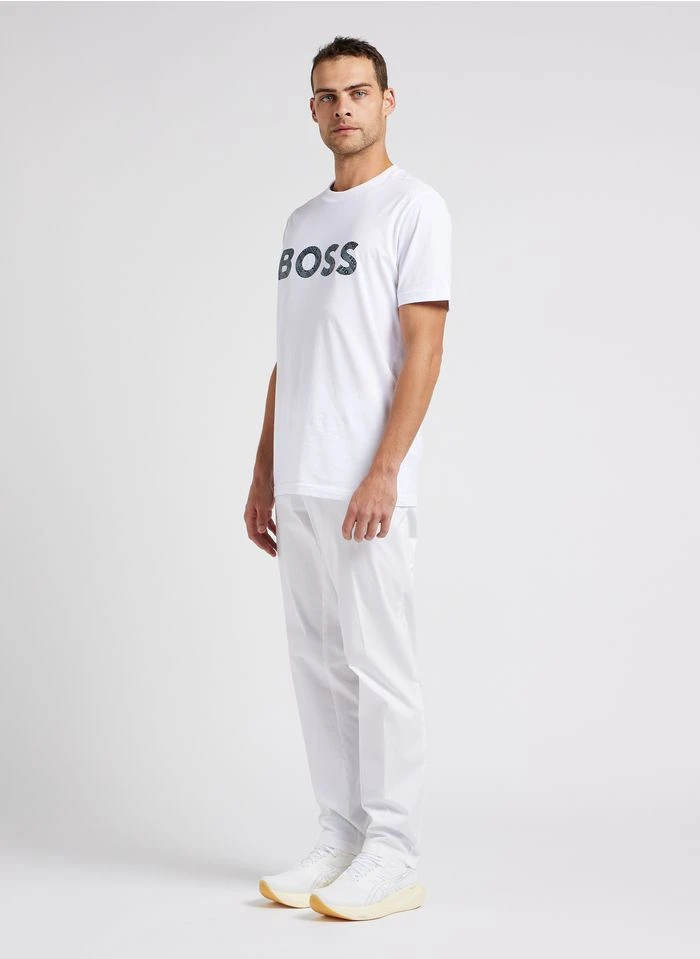 Boss Pantalon Slim-fit En Coton | Blanc 8 Boss Pantalon Slim-fit En Coton | Blanc – Bild 6