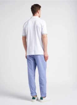 Boss Pantalon Slim En Coton Mélangé | Bleu -Sandro Geschaft 4246158