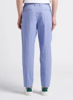 Boss Pantalon Slim En Coton Mélangé | Bleu -Sandro Geschaft 4246160
