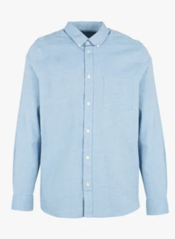 Minimum JAY - Chemise Regular-fit En Coton Bio | Bleu