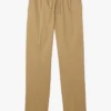Sandro NEW ALPHA COTTON - Pantalon Chino Avec Cordon En Coton Mélangé | Beige